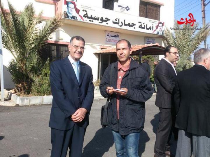 افتتاح رسمي لمعبر جوسيه الحدودي بعد توقف 5 سنوات 
