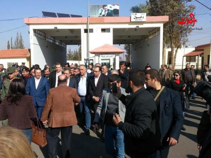 افتتاح رسمي لمعبر جوسيه الحدودي بعد توقف 5 سنوات 