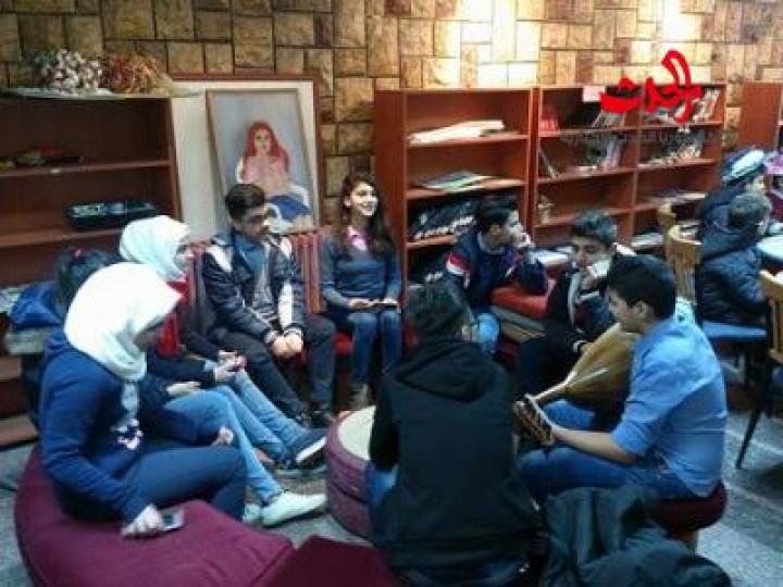                ورشات أشغال يدوية وعرض مواهب ضمن مهرجان حمص الثقافي 