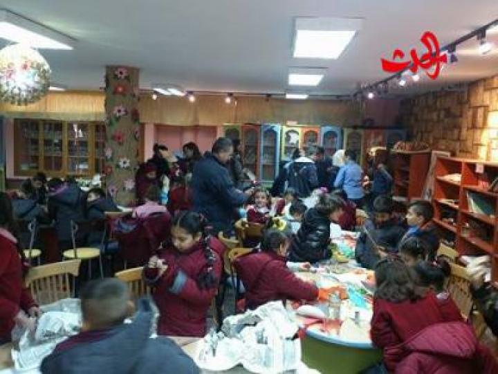                ورشات أشغال يدوية وعرض مواهب ضمن مهرجان حمص الثقافي 