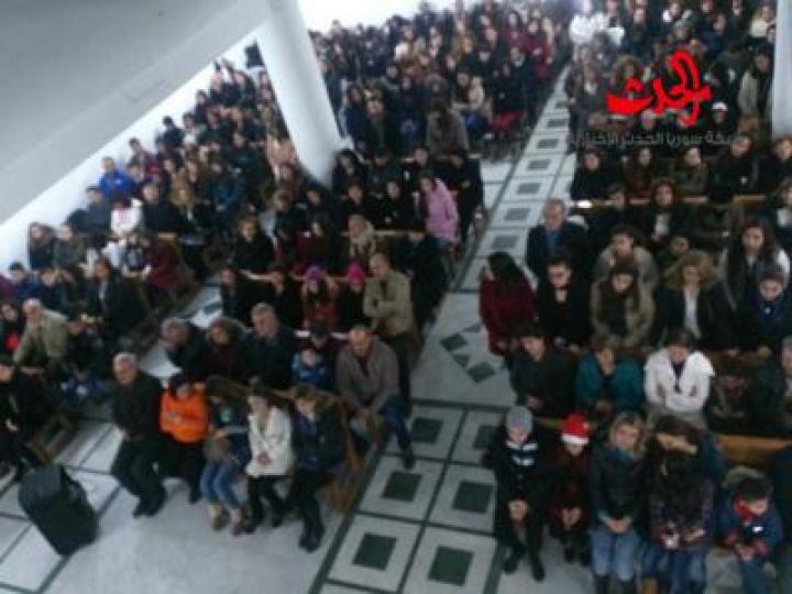                                حمص تحتفل بعيد ميلاد رسول المحبة والسلام