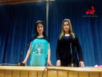 حفل توقيع الديوان الأول للشاعرة فاطمة الحسن في المركز الثقافي في حمص 