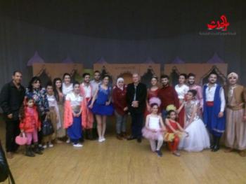 ألف ليلة وليلتان  عمل فني راقص لفرقة يوليا ضمن فعاليات مهرجان حمص الثقافي 