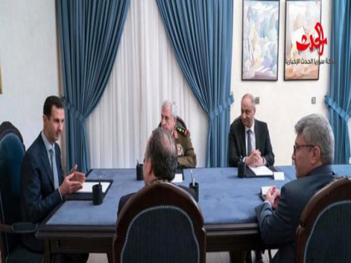 أمام الرئيس الأسد.. أيوب ويوسف وسارة يؤدون اليمين الدستورية 