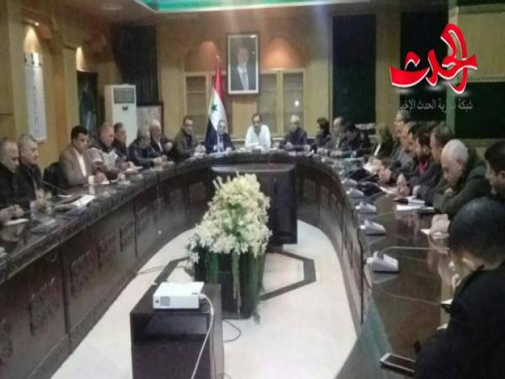 محافظ حلب : خدمة المواطنين وتسريع إنجاز المشاريع الخدمية المطلوبة