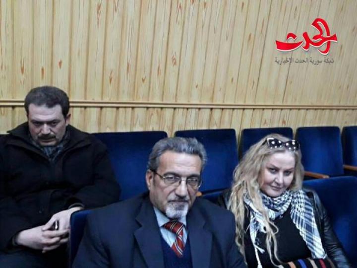                               كنايسي يوقع ديوانه بعنوان ديوك الغريب في ثقافي حمص 