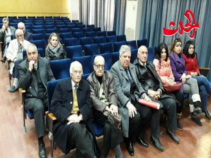  روائيون من حمص محاضرة للكاتب والصحفي عيسى اسماعيل في المركز الثقافي في حمص 