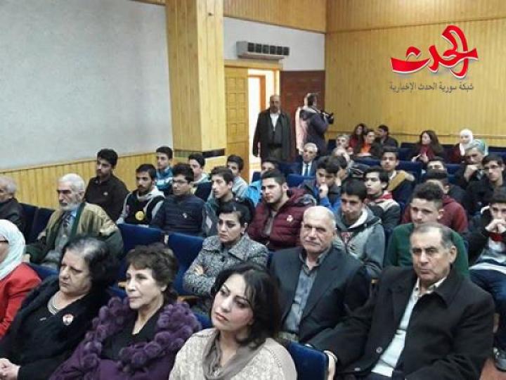 نحو مزيد من تعزيز الوحدة الوطنية .. محاضرة للعميد الركن رجب ديب في ثقافي حمص 