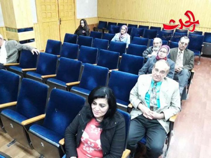 الايجاز والشعر .. محاضرة للدكتور قصي أتاسي في ثقافي حمص