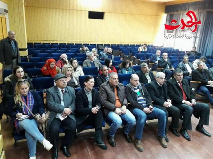 صحفيو حمص ينقلوا هموم ومطالب المواطنين لرئيس مجلس مدينة حمص 