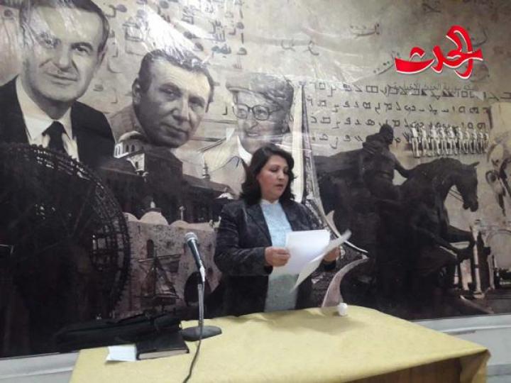          شعراء حمص ينشدوا قصائدهم في المركز الثقافي المحدث في الزهراء في حمص