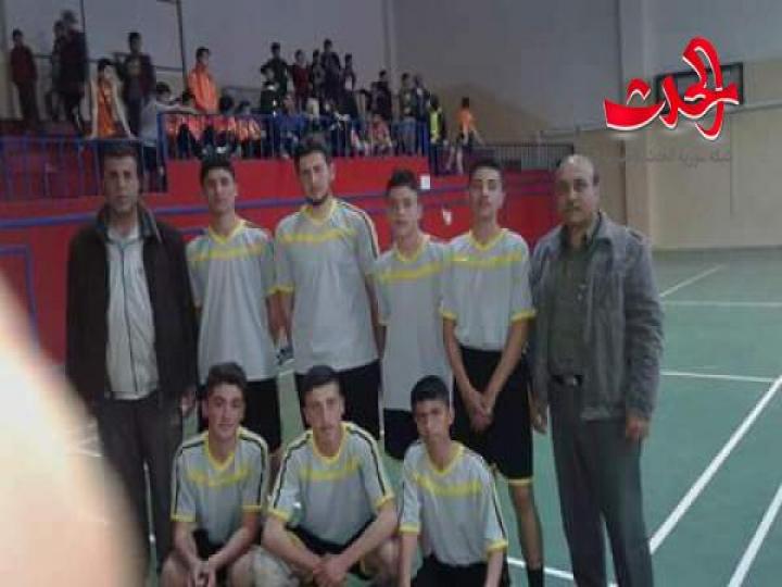 تأهل نادي درعا  للدرجة الاولى بكرة الطائرة 