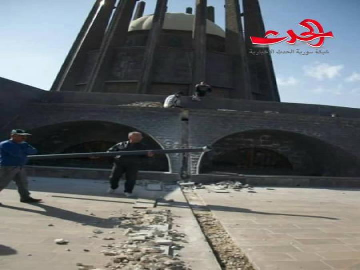 دراسة ترميم صرح الثورة السورية الكبرى تبدأ 