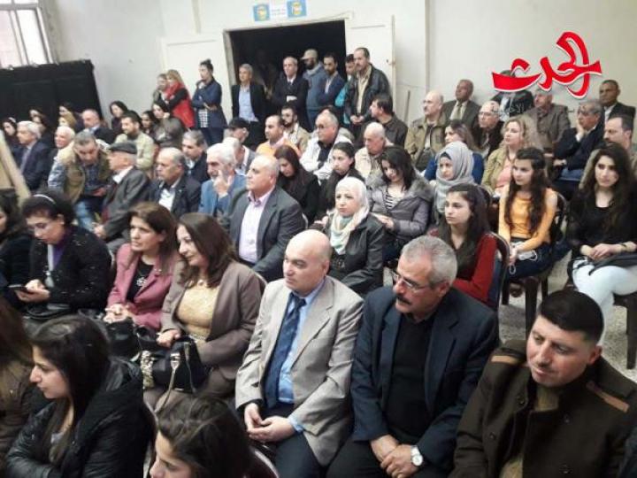                          لآذار نكهته الخاصة في ثقافي الزهراء في حمص 