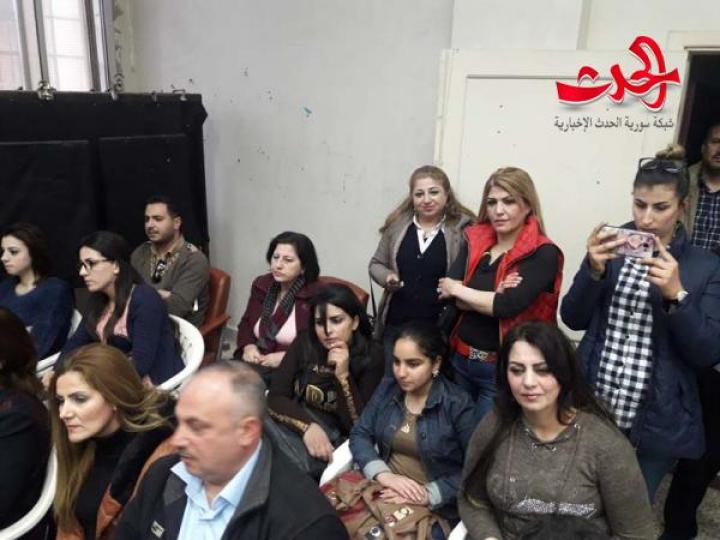                          لآذار نكهته الخاصة في ثقافي الزهراء في حمص 