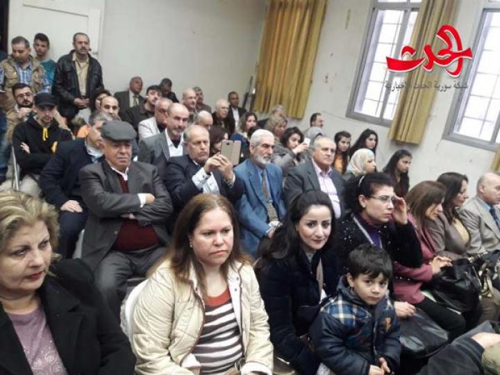                          لآذار نكهته الخاصة في ثقافي الزهراء في حمص 