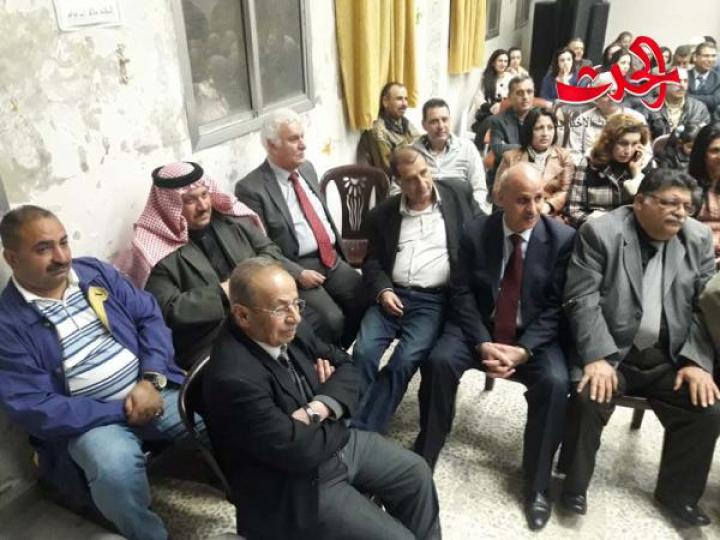                          لآذار نكهته الخاصة في ثقافي الزهراء في حمص 