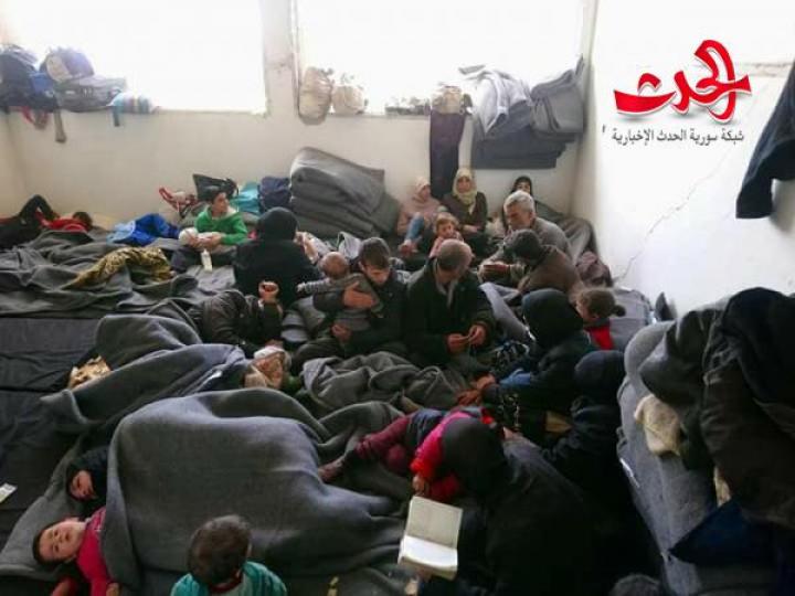 تجهيز مراكز الايواء بالغزلانية لاستقبال مهجري الغوطة 