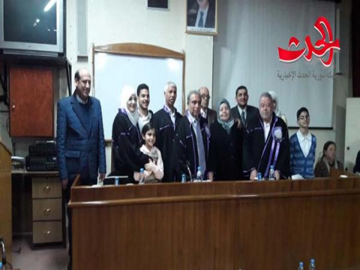  رسالة ماجستير في اللغة الإنكليزية  لعضو  الهيئة  الفنية  و التعليمية زهور عبد الهادي  في جامعة البعث 