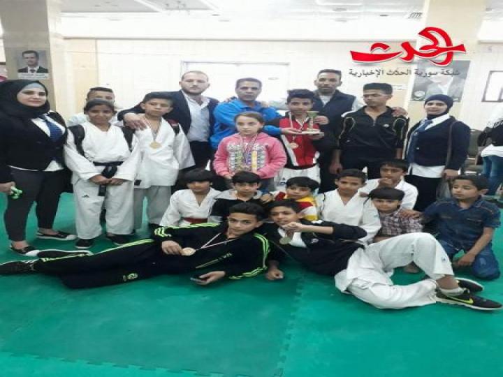 مواهب واعدة وخامات مميزة ببطولة كاراتيه درعا 