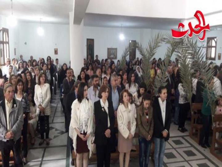  كنائس حمص تحتفل بأحد الشعانين 