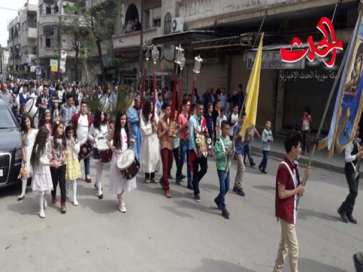  كنائس حمص تحتفل بأحد الشعانين 