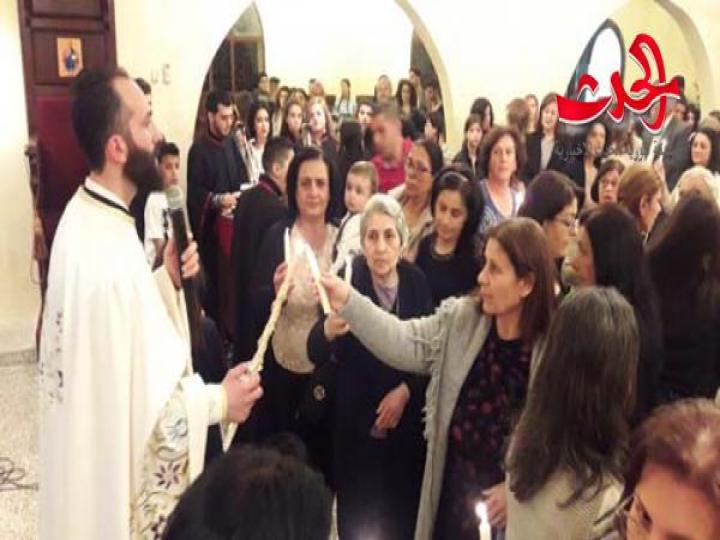 &quot; الهجمة وقداس الفصح &quot; من كنيسة مار يوحنا في قرية قلاطية في ريف حمص 
