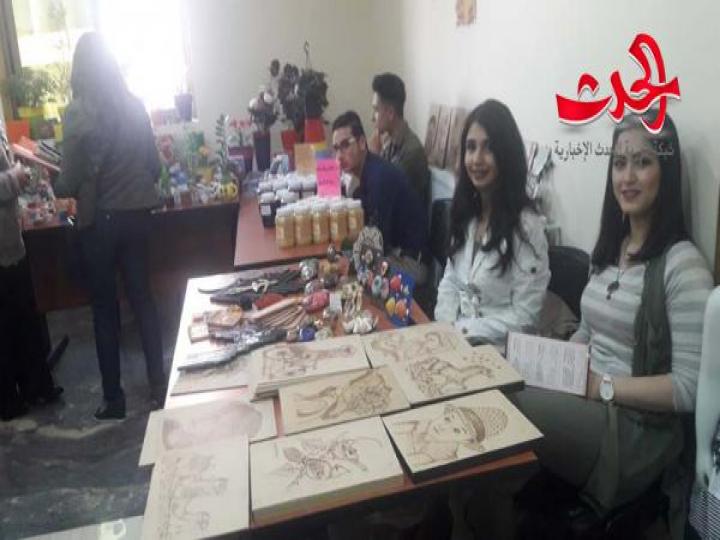       المعرض الثالث لدعم نشاط المرأة ينطلق في غرفة التجارة في حمص 