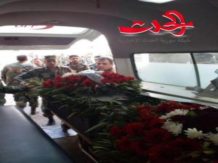 مراسم تشييع الشهداء في اللاذقية