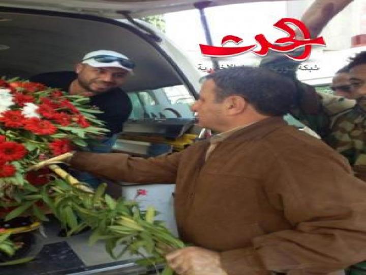 مراسم تشييع الشهداء في اللاذقية