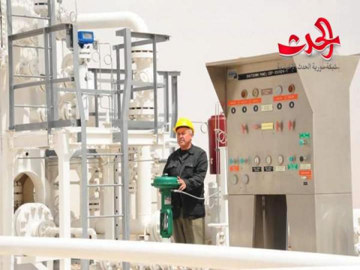المهندس خميس يدشن مشروع حقول الغاز بطاقة إنتاجية مليون متر مكعب يومياً 