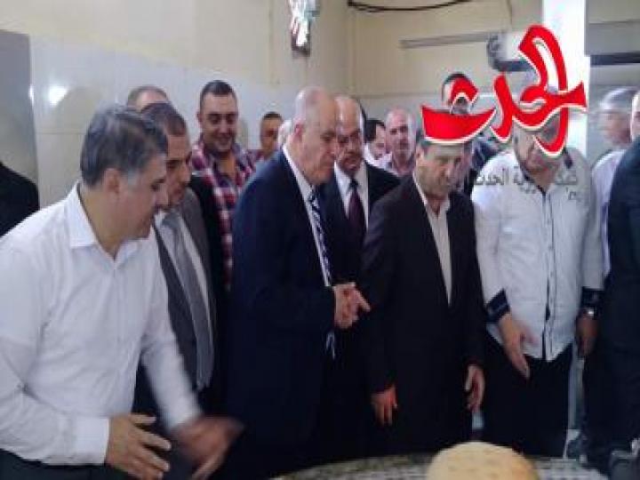 اللاذقية ; أفتتاح مخبز في البهلولية بطاقة أنتاجية  يومية تسعة طن 