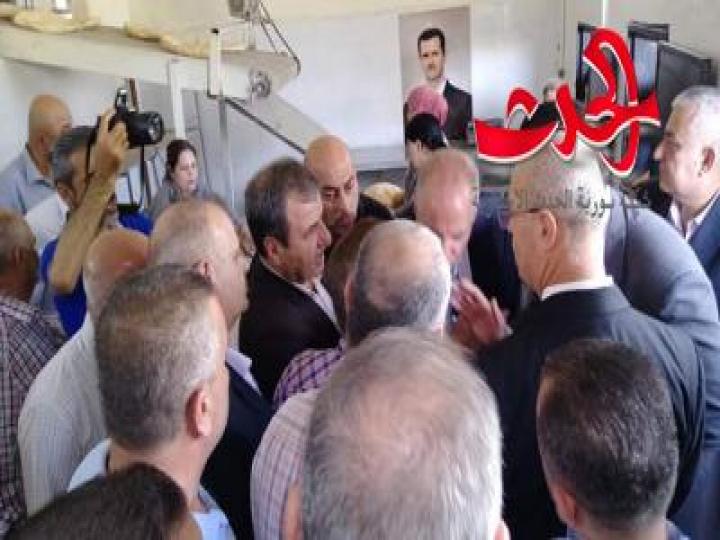 اللاذقية ; أفتتاح مخبز في البهلولية بطاقة أنتاجية  يومية تسعة طن 