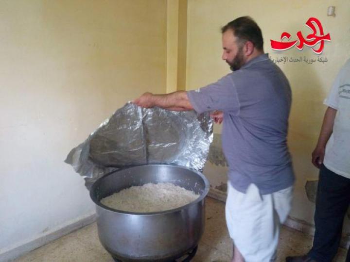 للعام الثاني جمعية البر تطلق مشروع إفطار الصائم بدرعا 