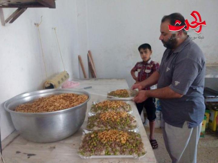 للعام الثاني جمعية البر تطلق مشروع إفطار الصائم بدرعا 