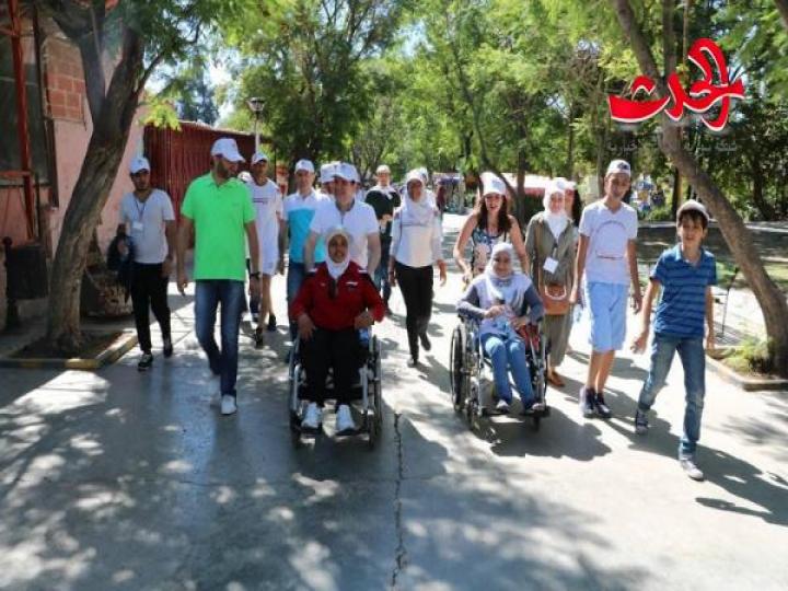 ماراثون &quot;الشام بتجمعنا&quot; ...  مدينة الياسمين ... تجمعنا على المحبة والسلام