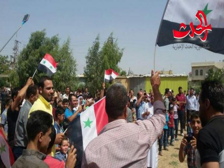 تجمع شعبي كبير في بلدة قيطة احتفاء بانتصارات الجيش ودعما&quot; للمصالحات