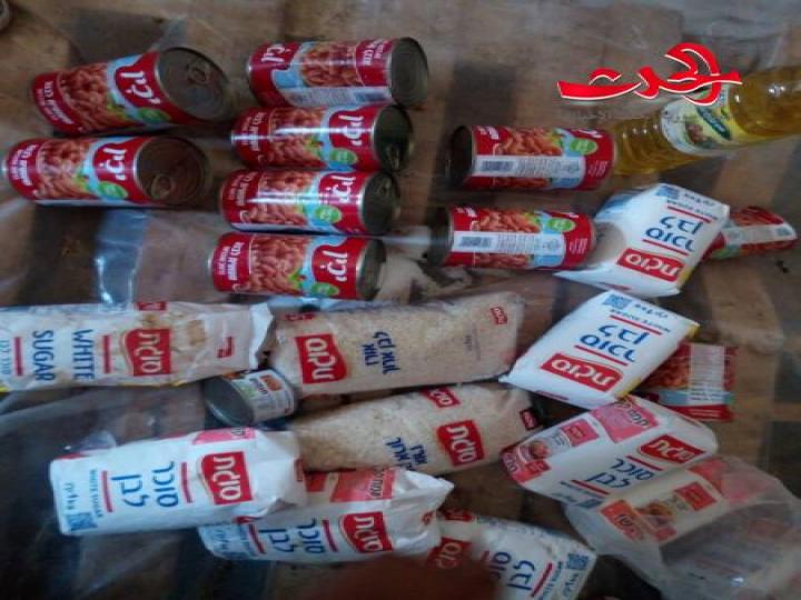 اغذية وطعام  اسرائيلي بمقرات داعش في بلدة كويا 