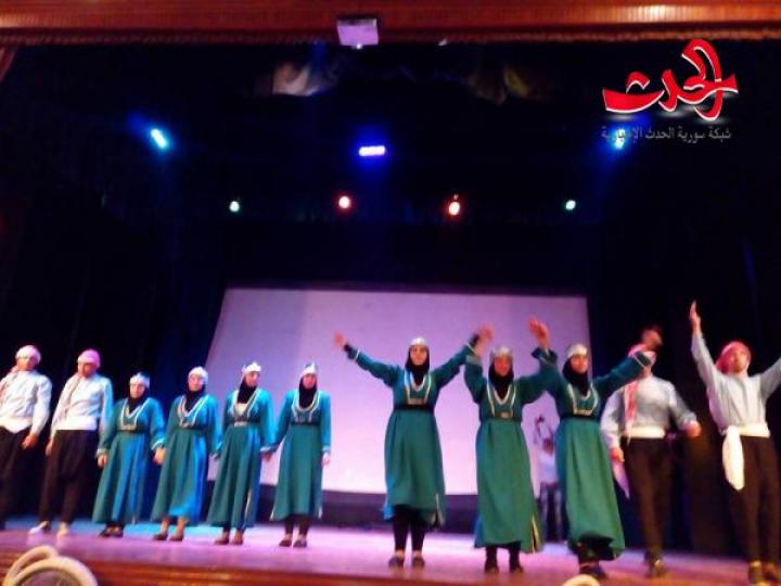 افراح النصركرنفال و اوبرايت غنائي وطني بدرعا