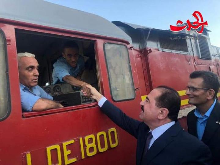 وزير النقل يدشّن محطة مدينة المعارض للقطارات