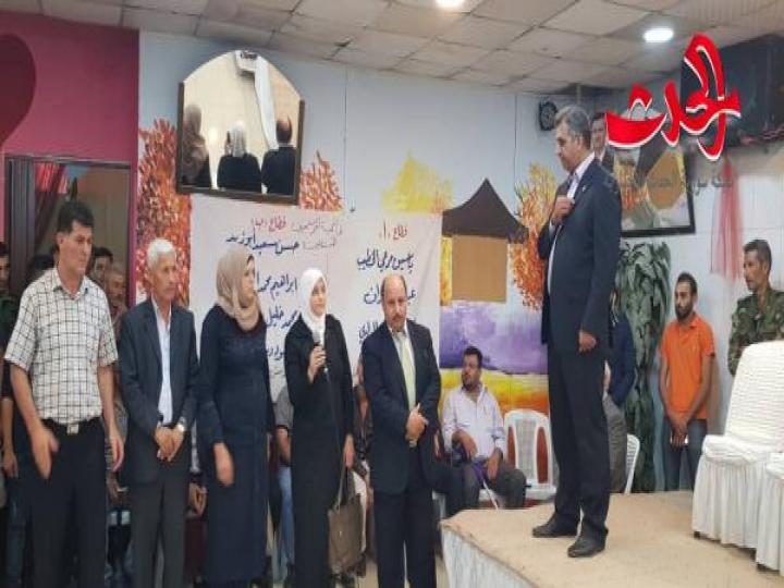 فرع الحزب بالمحافظة يشارك أعراس معضمية الشام الأحتفال بمرشحيهم الذين كسبوا ثقة القيادة وبالمرشحين المستقلين