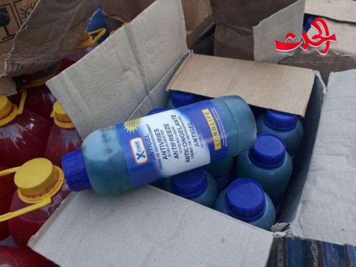 ضبط مواد تنظيفية مخالفة في اللاذقية