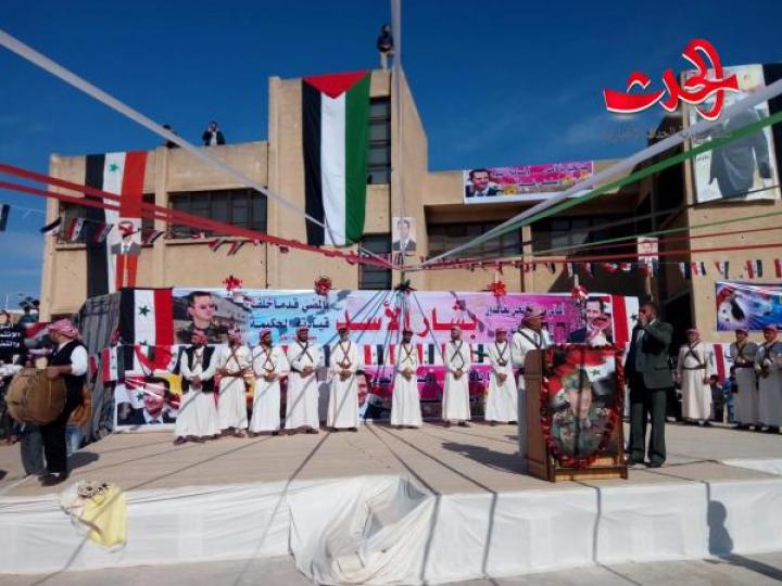 كرنفال وملتقى جماهيري يجمع ابناء حوران بمدينة انخل