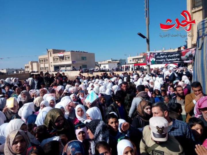 كرنفال وملتقى جماهيري يجمع ابناء حوران بمدينة انخل