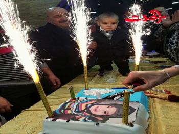 مبروك خالو &quot;حيدرة&quot; أسرة سورية الحدث ورئيس التحرير كمال عبد الله يتمنون لك عيد ميلاد سعيد 