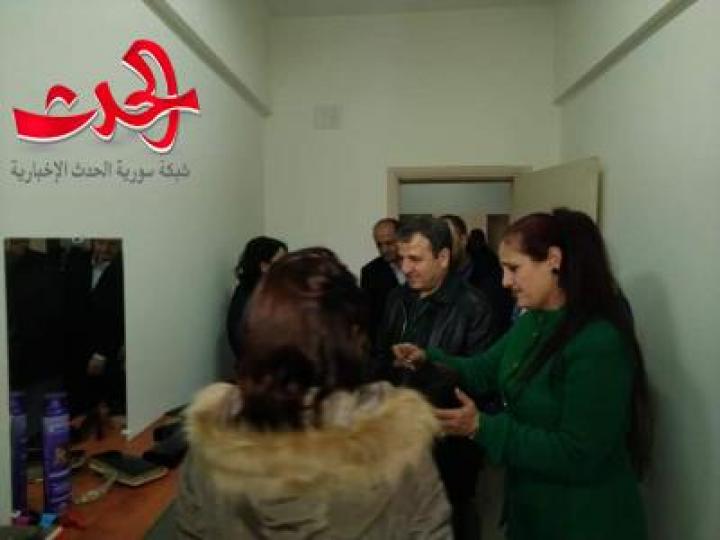اللاذقية ; أفتتاح مركز التنمية للأعمال اليدوية في مشقيتا….