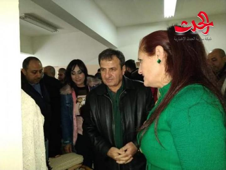 اللاذقية ; أفتتاح مركز التنمية للأعمال اليدوية في مشقيتا….