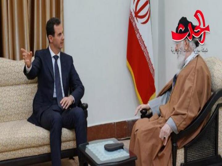 الرئيس الأسد يلتقي السيد الخامنئي والرئيس روحاني: علاقات الأخوة الراسخة بين الشعبين كانت العامل الرئيسي في صمود البلدين بوجه 