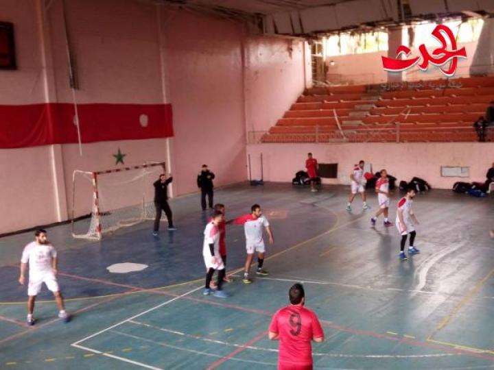 الجيش يتغلب على الشعلة بكرة اليد وديا&quot;