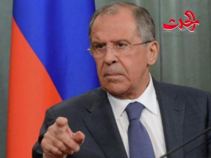 لافروف يؤكد على ضرورة إيجاد حل سياسي للأزمة في سورية